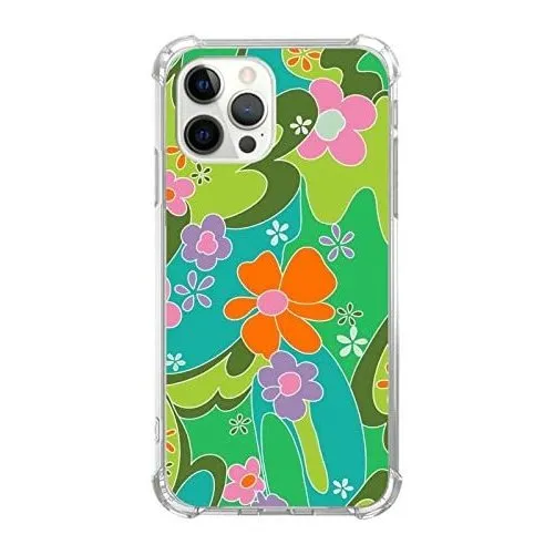 70s Retro Groovy Teléfono Funda Floral De Daisy Para Nw369
