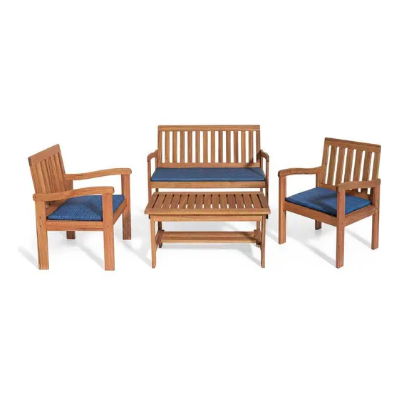 Conjunto Forte Para Jardim Em Madeira Maciça