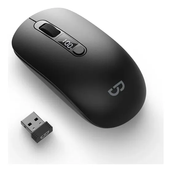 Ratón Mouse Bluetooth Inalámbrico Silencioso Recargable Ai9 Color Negro