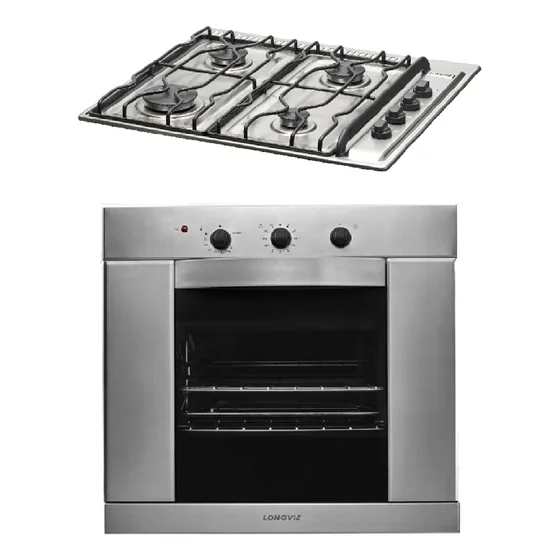 Combo18 Gas Longvie Horno H1900xf  + Anafe A2600rxf