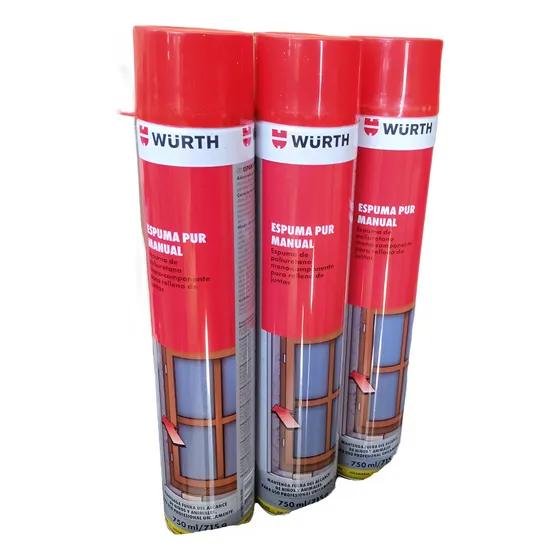 Poliuretano Wurth 750 Ml / 715 G *** Oferta Pack Por 3 ***