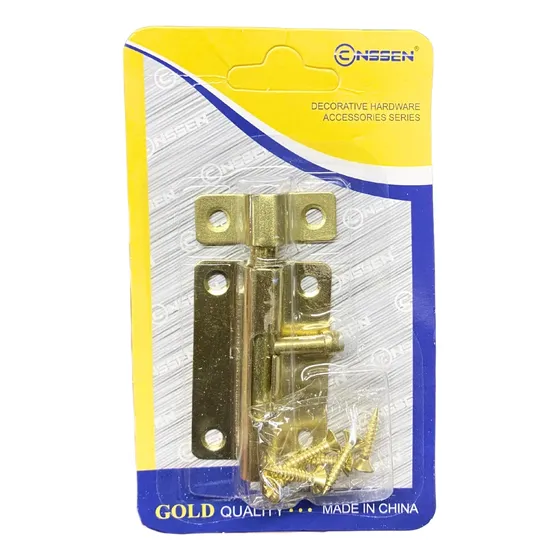 Pasador Puerta Pestillo Cerrojo Acero 2.5puLG  6.3cm X3und