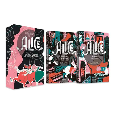 Box Alice No Pais Das Maravilhas+ Através Espelho Promoção