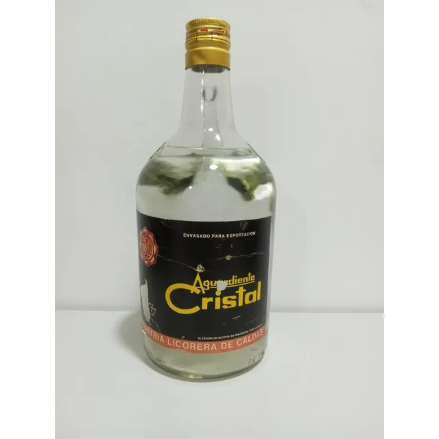 Aguardiente Cristal Colombia Jarra Garrafa Bombona 1.75 L