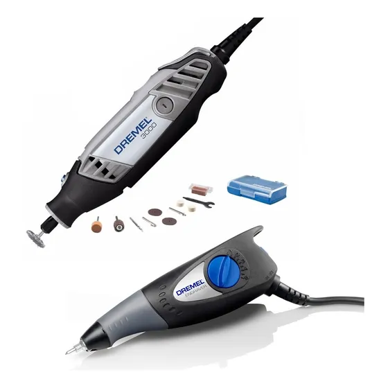 Minitorno Dremel 10 Accesorios + Engraver