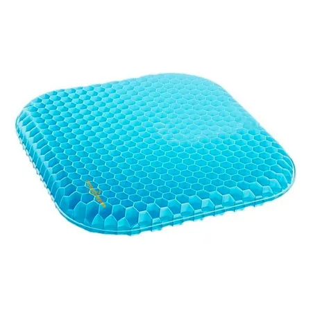 Cojin Gel Silicon Ergonomico Panal Comodo Asiento Auto Silla Diseño de la tela Puntitos