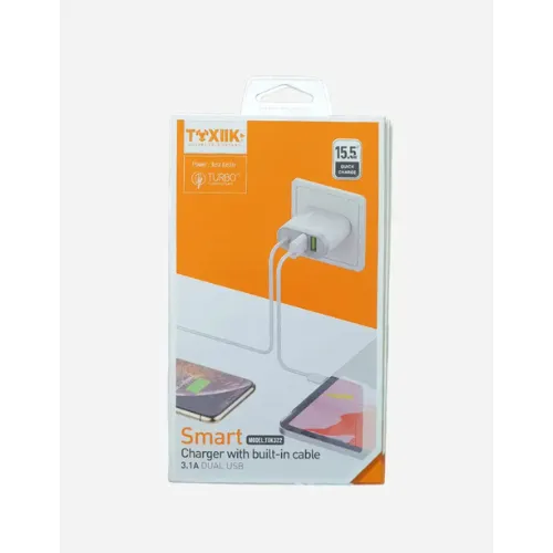 Cargador Toxiik 15,5w 2 Puertos iPhone