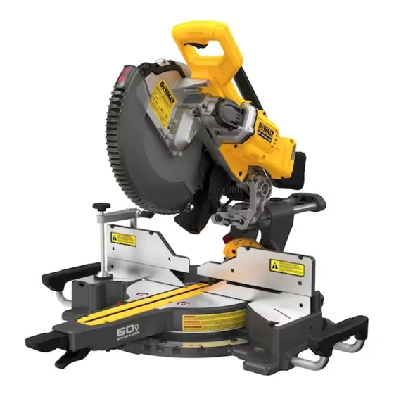 Sierra Ingletadora Deslizante de Doble Bisel de 12" (305 mm) de 60V MAX Dewalt DCS781B-B3