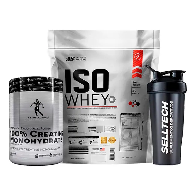 Iso Whey 90 3kg Cookies+creatina Kevin Levrone 500gr
