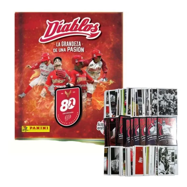 Álbum Diablos Rojos + 100 Estampas Sin Repetir Panini