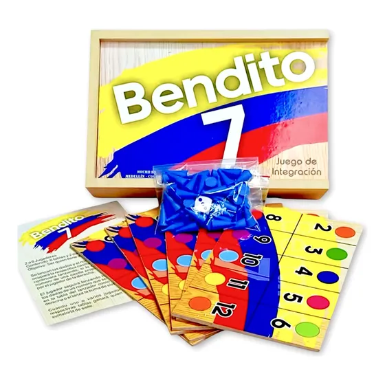 Bendito 7 Grande Juego Mesa Integración Familiar Didáctico