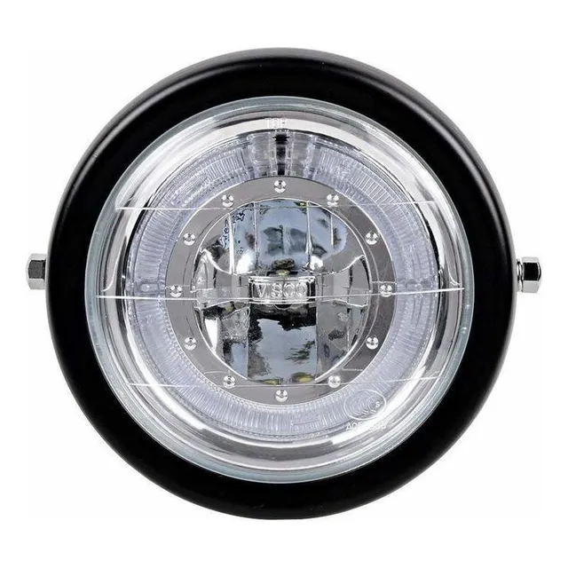 . Faro De Lente Transparente Retro For Motocicleta 6.5 Con