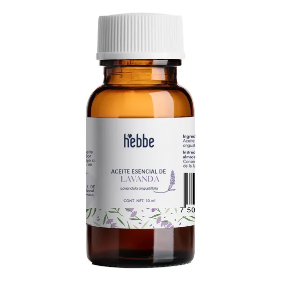 Aceite Esencial Lavanda Puro, Cosmético Capilar, Facial, Uso En Difusor Aromaterapia, Spa Hebbe Cosmetics & Ludika 10ml