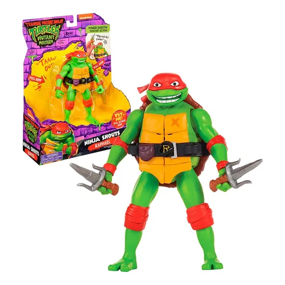 Figura Tortuga Ninja Rafael Con Sonidos - Playmates