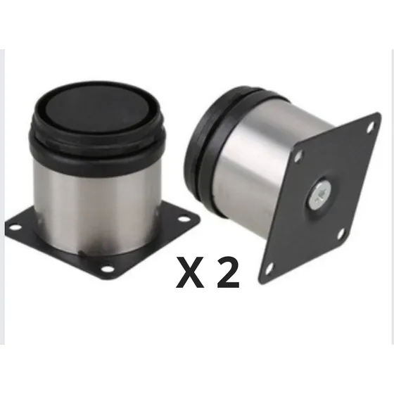Patas Para Muebles Camas Acero Inoxidable 6cm
