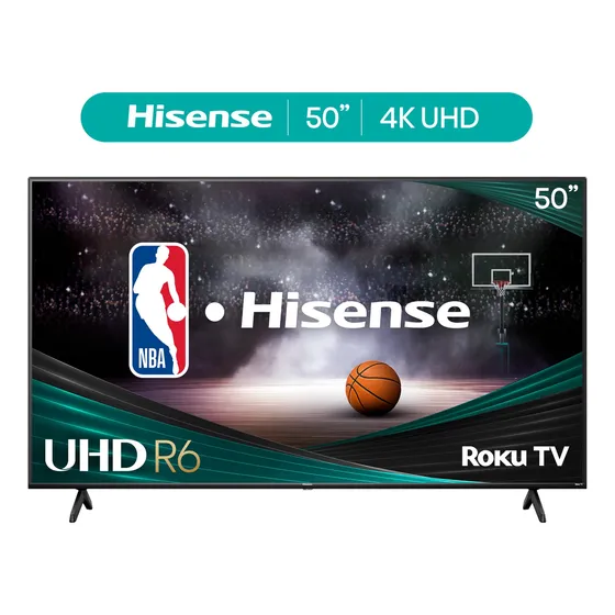 Hisense - Tv Inteligente 4k Uhd Roku De 50 Pulgadas