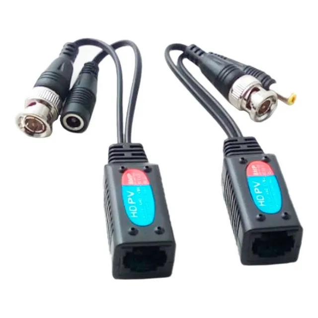  Balun Rj45 / Coaxial Y Poder/ Madidino