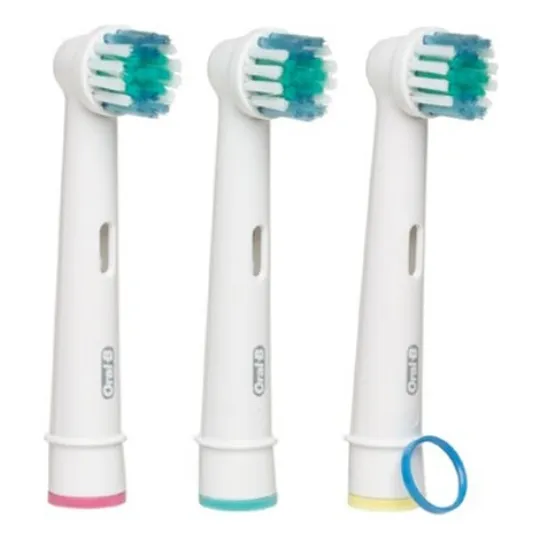 Cabezal Para Cepillo Dental Braun Y Oral B Tres Piezas