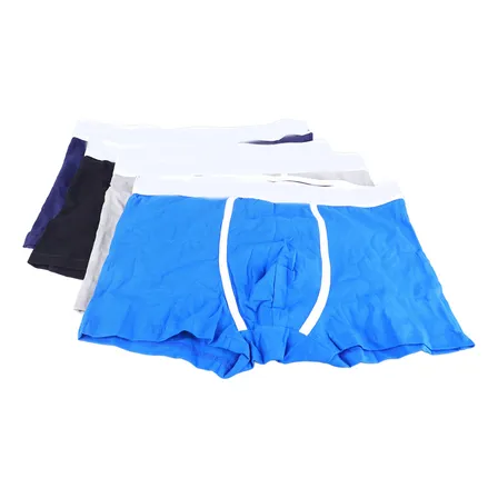 4 Piezas De Ropa Interior Para Hombre De Algodón Suave Xl