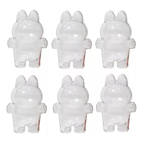 6 Bolsa Protectora Transparente Para Muñeca Labubu,plástico