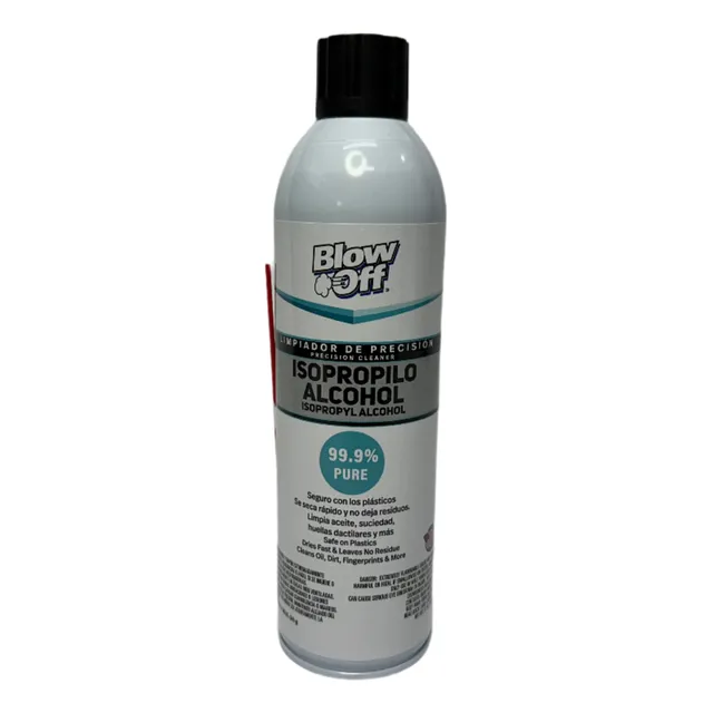 Alcohol Isopropilico Para Fibra Limpieza Blow Off 12 Onzas