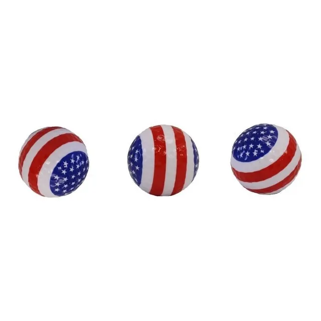3 Pack Pelota Golf Disponible Diverso Rojo