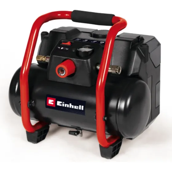 Compresor Inalámbrico Einhell TE-AC 36/150 6 Lts 8 Bar Color Rojo