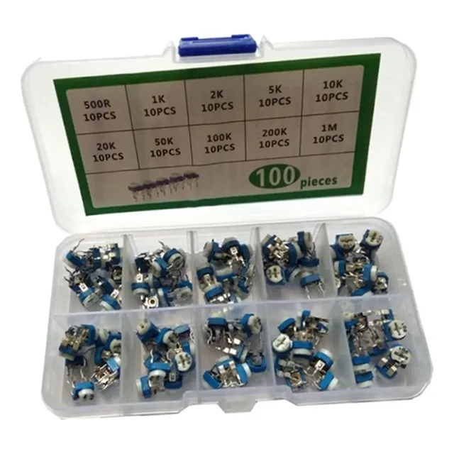 0 100 Unids / Pack Resistencias Variables De Potenciómetro