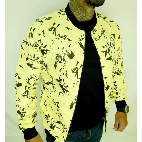 Campera Jacket Tipo Bomber  Verano  Liviano Hombre Estampada