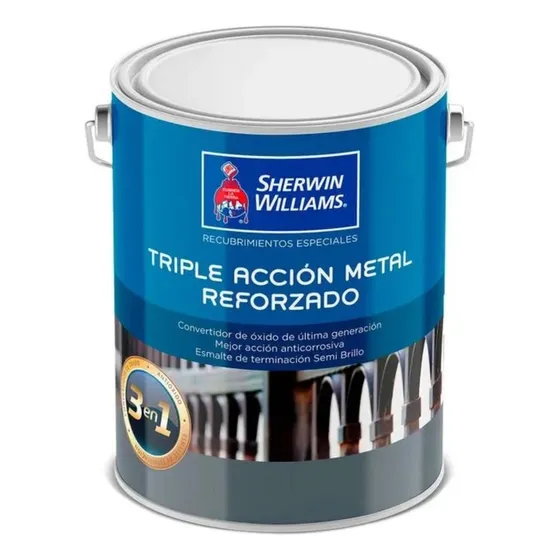 Esmalte Sintetico Galon Triple Accion Gris Sherwin Williams