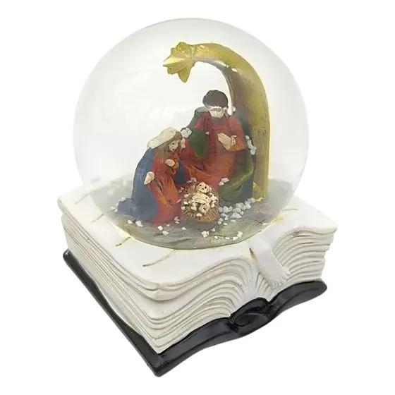 Esfera De Nieve Navideña , Bola De Nieve Pesebre Nacimiento