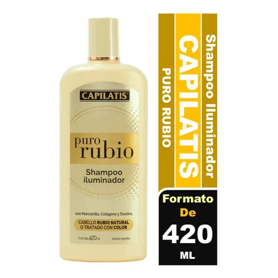 Capilatis Shampoo Iluminador Puro Rubio 420 Ml
