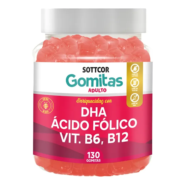 Dha Prenatal Para Adultos Gomitas Sottcor 100gr
