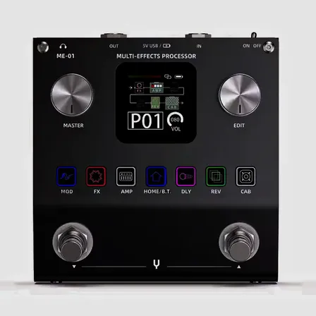 Pedal De Efeito Modular Amp 80 Resets Multi Efeitos Preto