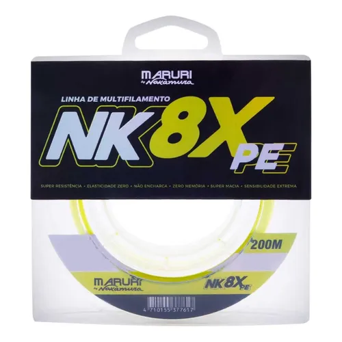 Linha Mult. Maruri Nelson Nakamura 8x - 0.26mm - 200 Metros