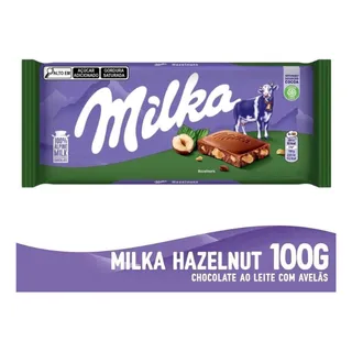 Chocolate Whole Halz Milka 100g Chocolate Whole Halz Milka 100g