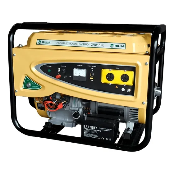 Generador Grupo Niwa Gnw-55-e 5.5kva Monofasico Ar Electrico