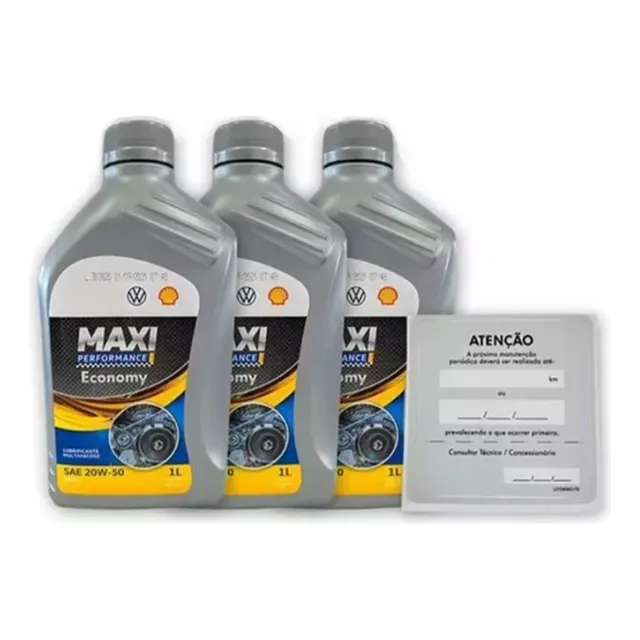 Óleo 20w50 Fusca Kombi Brasilia Motor Ar 3 Litros Maxi Vw
