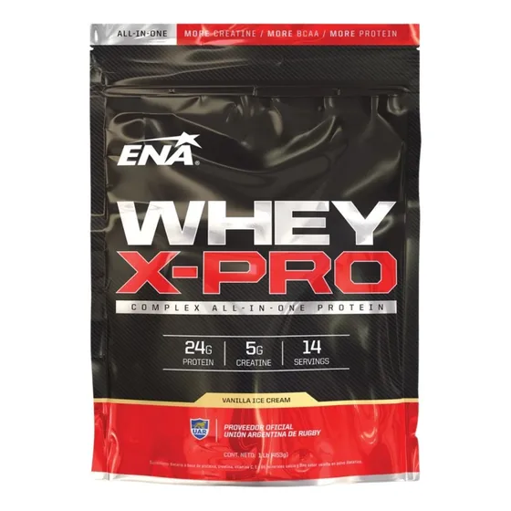 Ena Whey X-pro Sabor Vainilla Proteina Potenciada X453gr