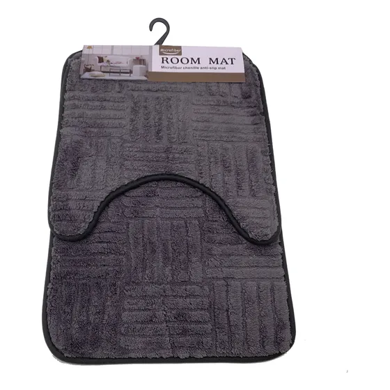 Alfombra De Baño X2, Alfombra Central Y De Inodoro O Pileta