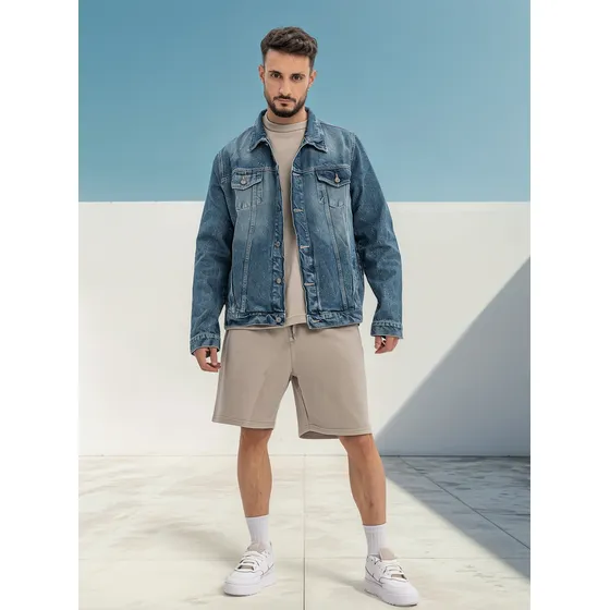 Campera Hombre Farenheite Denim Rgd Jano