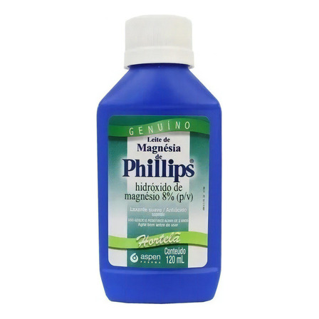 Leite De Magnésia Philips 120ml Sabor Hortela Leite De Magnésia Philips 120ml Sabor Hortela