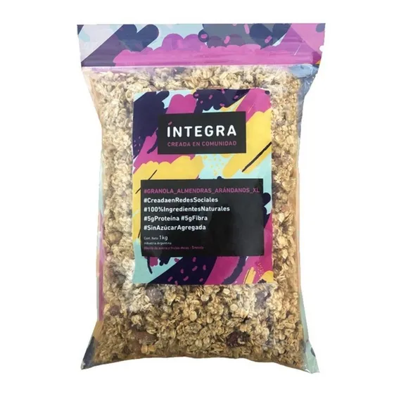Granola Integra Clásica (avena, Almendras Y Arándanos) X 1kg