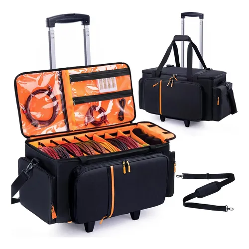 Dj Bag Timoxi Rolling Cable Organizer 50x26x28cm | MercadoLivre