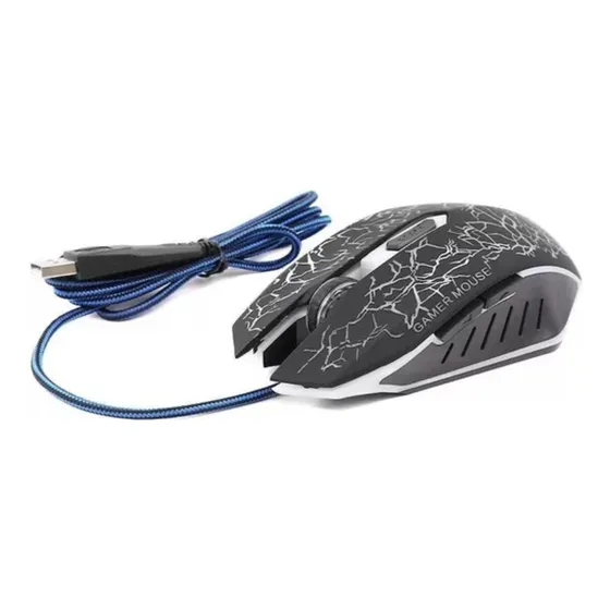 Mouse Gamer X5 Usb Redragon Luces Rgb Ratón Gaming 6 Teclas