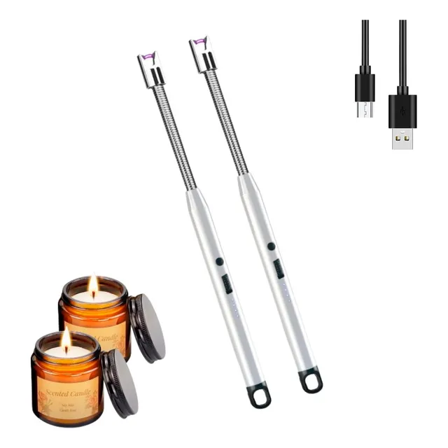 2 Encendedores Eléctrico Para Cocina Carga Usb Portátil