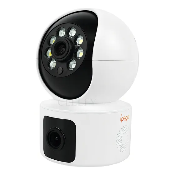 Camera De Segurança Ip Wifi Full Hd Ratreamento Humano Smart Cor Branco