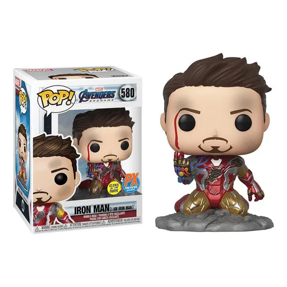 Iron Man - Funko Pop 580 Chasquido / Glow / Px Exclusive
