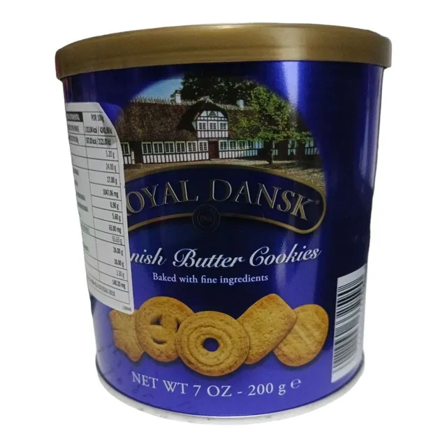 6 Latas Galletas Royal Dansk Danesa De Mantequilla 200g C/u
