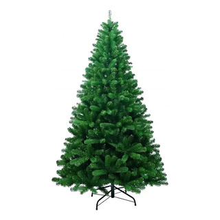 Árbol De Navidad 2.10m Verde Decoración Navideña Artificial Árbol De Navidad 2.10m Verde Decoración Navideña Artificial